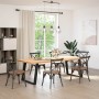 Patas para mesa de comedor en forma de U 2 uds acero negro de , Patas para mesas - Ref: Foro24-4012800, Precio: 87,80 €, Desc...