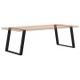 Patas para mesa de comedor en forma de U 2 uds acero negro de , Patas para mesas - Ref: Foro24-4012800, Precio: 87,80 €, Desc...