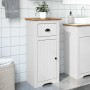 Mueble de baño BODO blanco y marrón 44x30x90 cm de , Muebles de baño - Ref: Foro24-4016858, Precio: 76,06 €, Descuento: %
