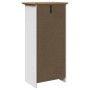 Mueble de baño BODO blanco y marrón 44x30x90 cm de , Muebles de baño - Ref: Foro24-4016858, Precio: 76,06 €, Descuento: %