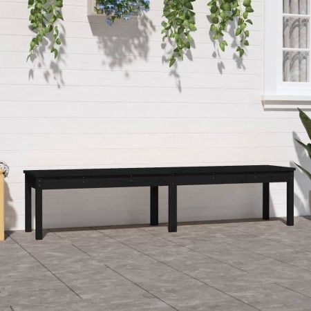 Banco de jardín de 2 plazas madera maciza pino 203,5x44x45 cm de vidaXL, Bancos de jardín - Ref: Foro24-824022, Precio: 113,0...