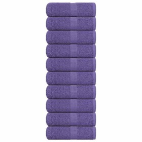 Toallas de jabón 10 uds púrpura 30x30 cm 360 gsm 100% algodón de , Toallas - Ref: Foro24-136874, Precio: 19,70 €, Descuento: %
