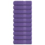 Toallas de invitados 10uds 100% algodón púrpura 70x140cm 360gsm de , Toallas - Ref: Foro24-136883, Precio: 82,06 €, Descuento: %