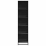 Estantería madera ingeniería negra 40x35x170,5 cm de , Librerías y estanterías - Ref: Foro24-849139, Precio: 82,91 €, Descuen...