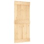 Puerta corredera con herrajes madera maciza de pino 90x210 cm de , Puertas - Ref: Foro24-3332697, Precio: 186,87 €, Descuento: %