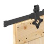 Puerta corredera con herrajes madera maciza de pino 70x210 cm de , Puertas - Ref: Foro24-3332778, Precio: 183,73 €, Descuento: %