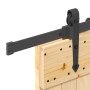 Puerta corredera con herrajes madera maciza de pino 70x210 cm de , Puertas - Ref: Foro24-3332790, Precio: 170,27 €, Descuento: %