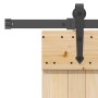 Puerta corredera con herrajes madera maciza de pino 70x210 cm de , Puertas - Ref: Foro24-3332790, Precio: 170,27 €, Descuento: %