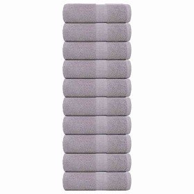 Toallas invitados 10 uds 100% algodón gris 30x50 cm 360 gsm de , Toallas - Ref: Foro24-136829, Precio: 28,88 €, Descuento: %