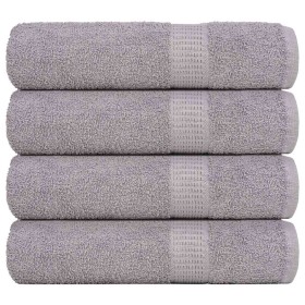 Toallas de ducha 4 uds 100% algodón gris 70x140 cm 360 gsm de , Toallas - Ref: Foro24-136834, Precio: 42,33 €, Descuento: %
