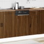 Panel para lavavajillas Porto madera contrachapada roble marrón de , Armarios de cocina - Ref: Foro24-854134, Precio: 29,85 €...