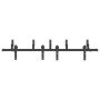 Kit de herrajes para puertas correderas acero negro 183 cm de , Artículos para puertas - Ref: Foro24-3295721, Precio: 120,12 ...