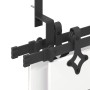 Kit de herrajes para puertas correderas acero negro 427 cm de , Artículos para puertas - Ref: Foro24-3295756, Precio: 311,58 ...