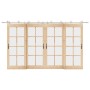 Kit de herrajes para puerta corredera 400 cm acero plateado de , Artículos para puertas - Ref: Foro24-3295768, Precio: 444,48...