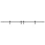 Kit de herrajes para puertas correderas acero negro 366 cm de , Artículos para puertas - Ref: Foro24-3295777, Precio: 105,10 ...