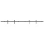 Kit de herrajes para puertas correderas acero negro 305 cm de , Artículos para puertas - Ref: Foro24-3295775, Precio: 130,41 ...
