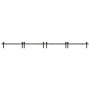 Kit de herrajes para puertas correderas acero negro 400 cm de , Artículos para puertas - Ref: Foro24-3295804, Precio: 230,95 ...
