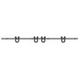 Kit de herrajes para puertas correderas acero negro 366 cm de , Artículos para puertas - Ref: Foro24-3295789, Precio: 102,46 ...