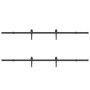 Kit de herrajes para puertas correderas acero negro 427 cm de , Artículos para puertas - Ref: Foro24-3295782, Precio: 114,97 ...