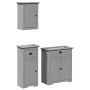 Juego de muebles de baño BODO 3 pzas madera maciza pino gris de , Muebles de baño - Ref: Foro24-3307649, Precio: 236,83 €, De...