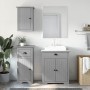 Juego de muebles de baño BODO 3 pzas madera maciza pino gris de , Muebles de baño - Ref: Foro24-3307649, Precio: 236,83 €, De...