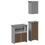 Juego de muebles de baño BODO 3 pzas madera maciza pino gris de , Muebles de baño - Ref: Foro24-3307649, Precio: 236,83 €, De...