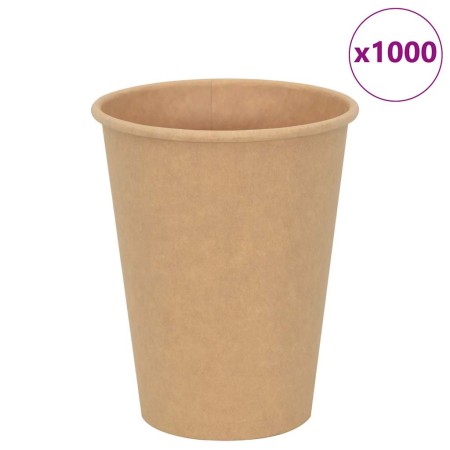 Tazas de café de papel 1000 uds 12oz 300ml marrón de , Vasos desechables - Ref: Foro24-4102796, Precio: 101,31 €, Descuento: %