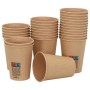 Tazas de café de papel 1000 uds 12oz 300ml marrón de , Vasos desechables - Ref: Foro24-4102796, Precio: 101,31 €, Descuento: %