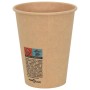 Tazas de café de papel 1000 uds 12oz 300ml marrón de , Vasos desechables - Ref: Foro24-4102796, Precio: 101,31 €, Descuento: %