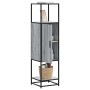 Aparador alto madera ingeniería metal gris sonoma 35,5x35x13 cm de , Aparadores - Ref: Foro24-849037, Precio: 79,00 €, Descue...