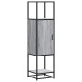 Aparador alto madera ingeniería metal gris sonoma 35,5x35x13 cm de , Aparadores - Ref: Foro24-849037, Precio: 79,00 €, Descue...
