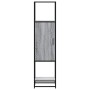 Aparador alto madera ingeniería metal gris sonoma 35,5x35x13 cm de , Aparadores - Ref: Foro24-849037, Precio: 79,00 €, Descue...