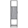 Aparador alto madera ingeniería metal gris sonoma 35,5x35x13 cm de , Aparadores - Ref: Foro24-849037, Precio: 79,00 €, Descue...