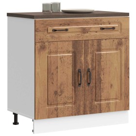 Mueble bajo de cocina Kalmar de madera antigua de ingeniería de , Armarios de cocina - Ref: Foro24-853505, Precio: 104,85 €, ...