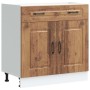 Mueble bajo de cocina Kalmar de madera antigua de ingeniería de , Armarios de cocina - Ref: Foro24-853505, Precio: 104,85 €, ...