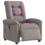 Sillón reclinable de masaje eléctrico tela gris taupe de , Sillones - Ref: Foro24-3303251, Precio: 260,17 €, Descuento: %