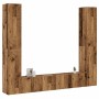Muebles de TV de pared 6 uds madera vieja madera de ingeniería de , Muebles TV - Ref: Foro24-3328985, Precio: 262,76 €, Descu...