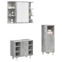 Set muebles de baño 2 piezas madera contrachapada gris hormigón de , Muebles de baño - Ref: Foro24-3324854, Precio: 142,40 €,...