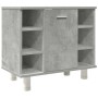 Set muebles de baño 2 piezas madera contrachapada gris hormigón de , Muebles de baño - Ref: Foro24-3324854, Precio: 142,40 €,...
