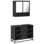 Juego de muebles de baño 2 pzas madera contrachapada negro de , Muebles de baño - Ref: Foro24-3300940, Precio: 155,81 €, Desc...