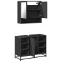 Juego de muebles de baño 2 pzas madera contrachapada negro de , Muebles de baño - Ref: Foro24-3300940, Precio: 155,81 €, Desc...