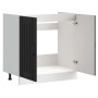 Panel para lavavajillas Lucca madera contrachapada negra de , Armarios de cocina - Ref: Foro24-853688, Precio: 84,31 €, Descu...