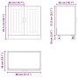 Panel para lavavajillas Lucca madera contrachapada negra de , Armarios de cocina - Ref: Foro24-853688, Precio: 84,31 €, Descu...
