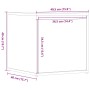 Cajón taburete madera de ingeniería madera vieja 40,5x40x40 cm de , Cajoneras - Ref: Foro24-857039, Precio: 51,52 €, Descuent...