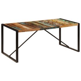 Mesa de comedor de madera maciza reciclada 180x90x75 cm en Mesas de comedor | Comprar online en Foru.es