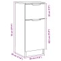 Aparadores 2 uds madera ingeniería madera envejecida 30x30x70cm de , Aparadores - Ref: Foro24-856952, Precio: 97,18 €, Descue...