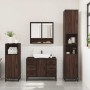Set de muebles baño 3 pzas madera contrachapada roble marrón de , Muebles de baño - Ref: Foro24-3300994, Precio: 268,83 €, De...