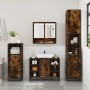 Set de muebles baño 2 pzas madera contrachapada roble ahumado de , Muebles de baño - Ref: Foro24-3300942, Precio: 149,10 €, D...
