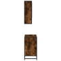 Set de muebles baño 2 pzas madera contrachapada roble ahumado de , Muebles de baño - Ref: Foro24-3300942, Precio: 149,10 €, D...