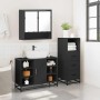 Juego de muebles de baño 3 pzas madera contrachapada negro de , Muebles de baño - Ref: Foro24-3301060, Precio: 243,36 €, Desc...